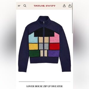 Taylor Swift Lover House Zip Up Sweater
